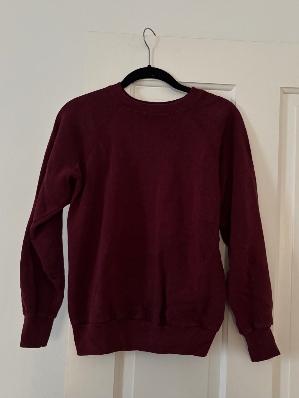 Vintage 80’s Burgundy Sweatshirt, S